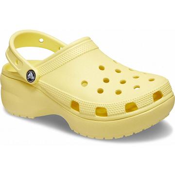 Crocs Klassiska Clog Platform Clogs Dam Gula | Sverige 0470WNBY